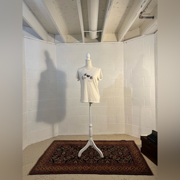 Small J. Crew Factory “Four Calling Birds” Collector Tee - Picture 1 of 4